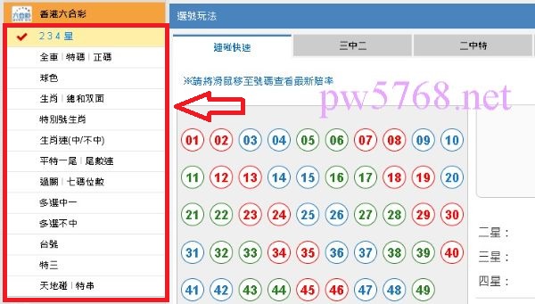 六合彩玩法